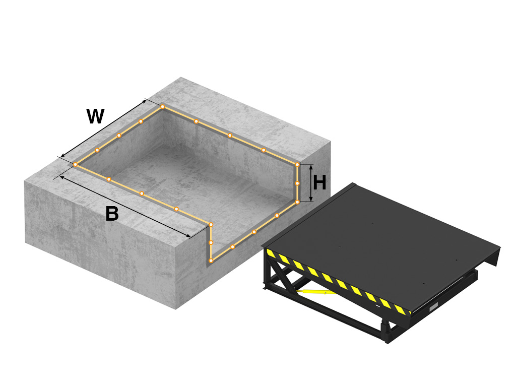 伸缩式装卸货平台 伸缩式装卸货平台